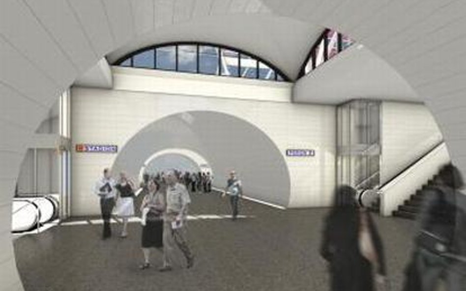 Wizualizacja stacji Warszawa Stadion po remoncie