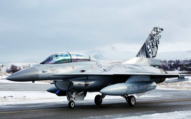 Jeden z norweskich F-16BM. Zakłady KAMS w Kjeller dotąd świadczyły usługi na rzecz własnych sił zbro