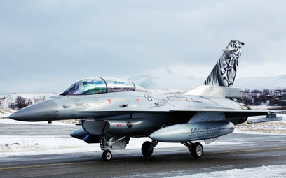 Jeden z norweskich F-16BM. Zakłady KAMS w Kjeller dotąd świadczyły usługi na rzecz własnych sił zbro