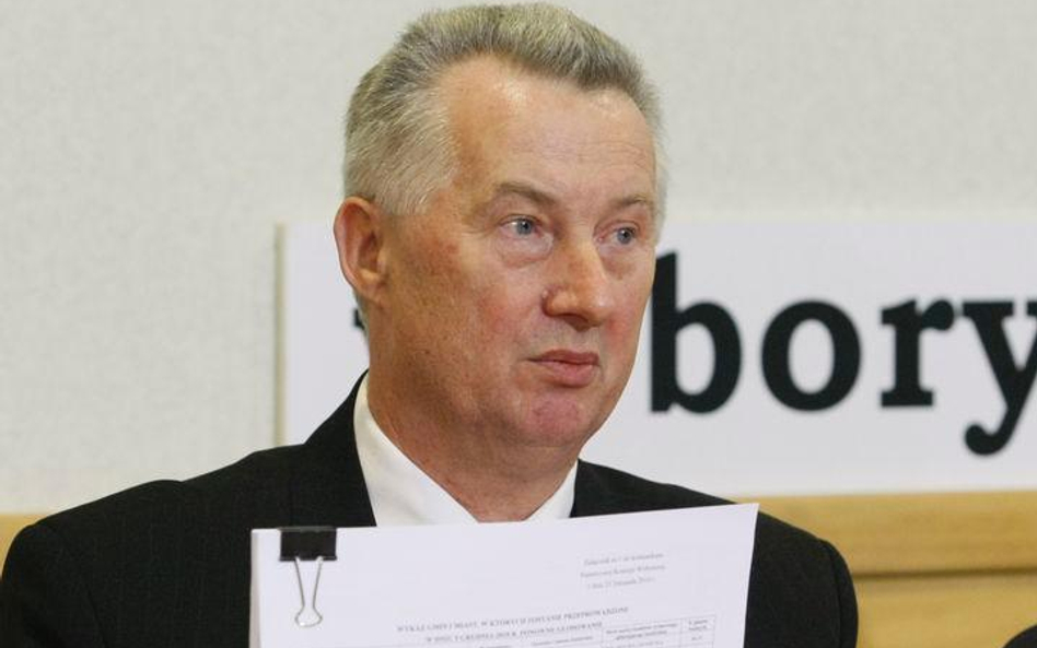 Stefan Jaworski z Państwowej Komisji Wyborczej