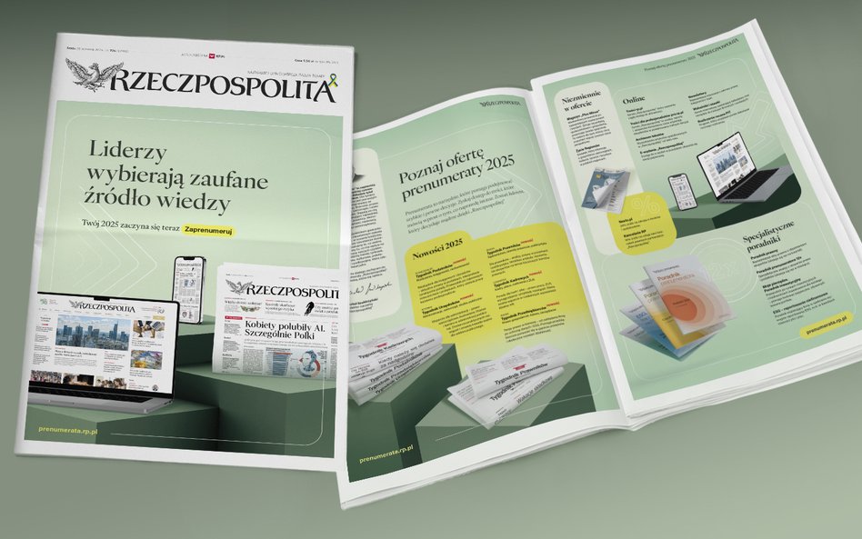 „Rzeczpospolita” ma nową ofertę prenumeraty na 2025 rok