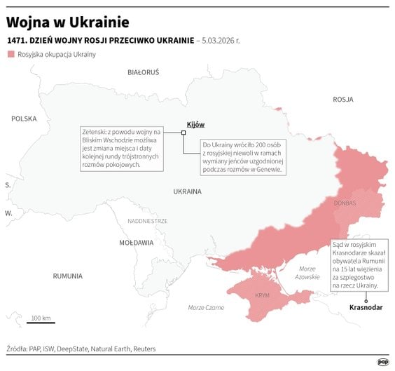 Tak wyglądała sytuacja na froncie w 1471 dniu wojny