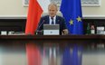 Premier Donald Tusk na posiedzeniu rządu