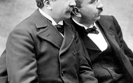 Portret Augusta i Louis Lumi?re.