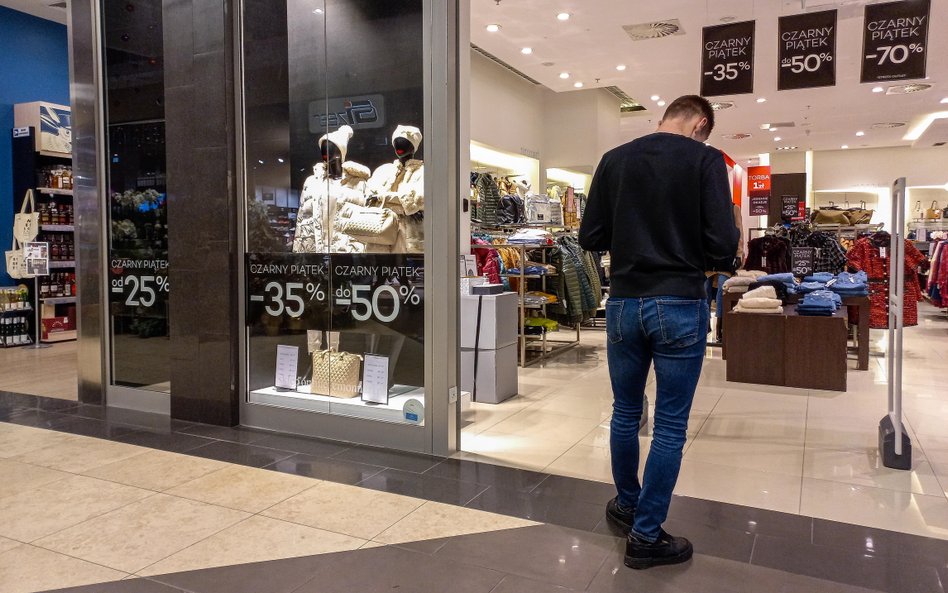 Black Friday w jednym z centrów handlowych w Lublinie