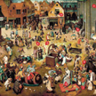 „Walka karnawału z postem” (1559 r.) Pietera Bruegla Starszego