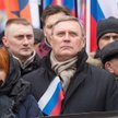 Michaił Kasjanow na marszu pamięcie Borysa Niemcowa w Moskwie