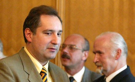 Dmitrij Rogozin podczas wizyty w Polsce (2002 rok)