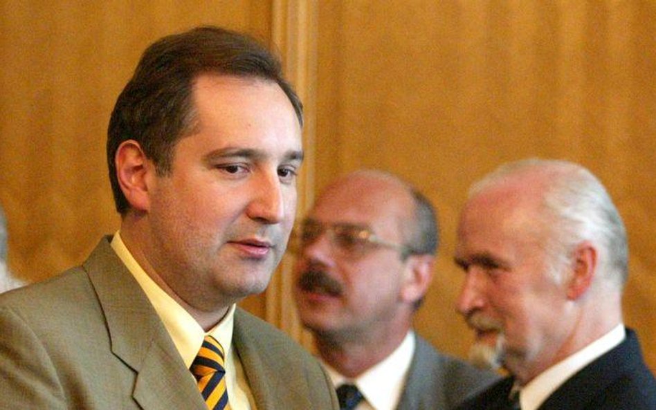 Dmitrij Rogozin podczas wizyty w Polsce (2002 rok)