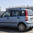 Fiat Panda przed fabryką w Tychach