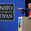 Prezydent Stanów Zjednoczonych Donald Trump i sekretarz obrony Pete Hegseth podczas szczytu NATO w H