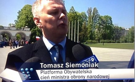 Siemoniak reaguje na "cień ministra obrony narodowej"