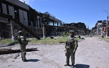 Rosyjscy żołnierze w Mariupolu