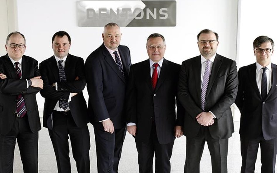 Partnerzy Dentons, największej kancelarii w kraju. Na zdjęciu: Arkadiusz Krasnodębski, Wojciech Kozł