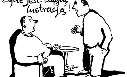 Komentarz rysunkowy. Życie jest ciągłą lustracją