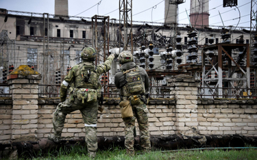 Rosyjscy żołnierze w obwodzie ługańskim