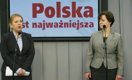 Elżbieta Jakubiak (z lewej) ma zostać przewodniczącą Rady Politycznej PJN, a prezesem partii – Joann