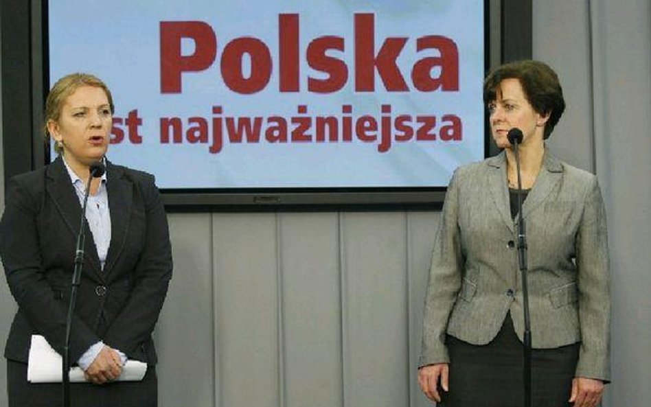 Elżbieta Jakubiak (z lewej) ma zostać przewodniczącą Rady Politycznej PJN, a prezesem partii – Joann