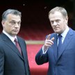 Węgierski premier Viktor Orban z Donaldem Tuskiem