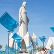 Uroczystość poświęcenia Monumentu Matki Bożej Miłosiernej w miejscowości Konotopie w Święto Wniebowz