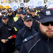 Domagający się podwyżek policjanci w październiku zorganizowali dużą demonstrację w stolicy