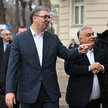Premier Węgier Viktor Orbán na spotkaniu z Aleksandrem Vučicem, prezydentem Serbii