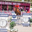 Parkur podczas finału Longines EEF Series składał się z 12 przeszkód o wysokości 155 centymetrów.