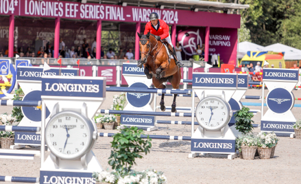 Parkur podczas finału Longines EEF Series składał się z 12 przeszkód o wysokości 155 centymetrów.