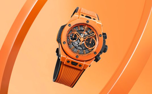 Hublot Big Bang Unico Orange Ceramic.