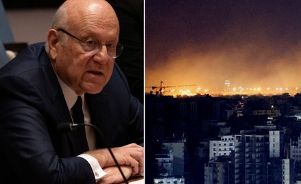 Nadżib Mikati wypowiedział się po ataku Izraela na Liban
