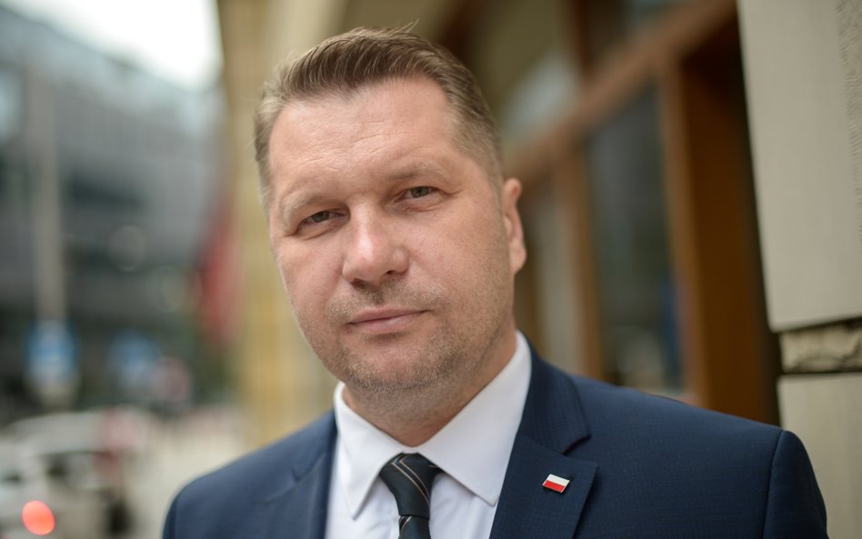 Minister edukacji i nauki Przemysław Czarnek