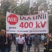 Kolejny protest przeciwko linii energetycznej 400 kV