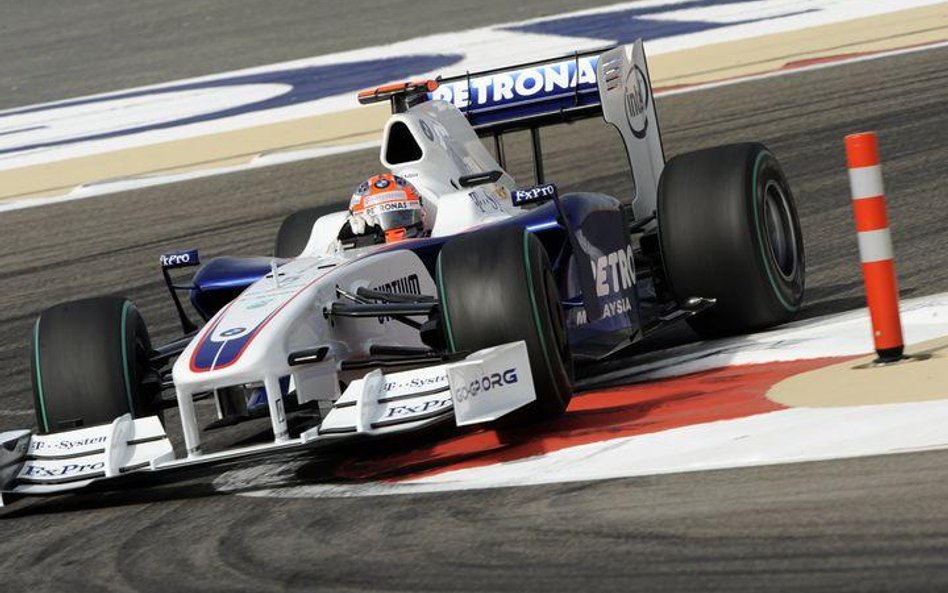 Robert Kubica w bolidzie BMW Sauber