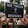 Uczestniczki jednego z marszów organizowanego w ramach "czarnego protestu"