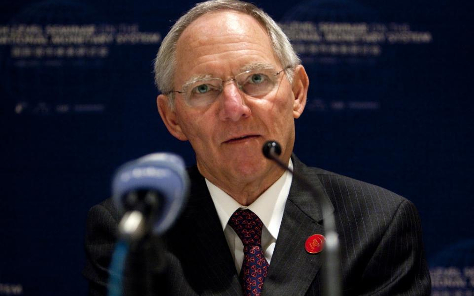 Wolfgang Schaeuble, minister finansów Niemiec