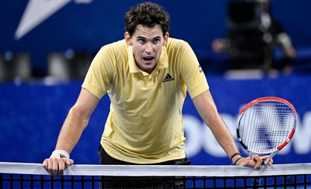 Dominic Thiem (na zdjęciu) pierwszy raz pokonał Huberta Hurkacza