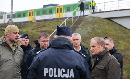 Uszkodzone tory w woj. mazowieckim. Tusk: Potwierdziły się najgorsze przypuszczenia