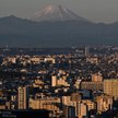 Widok na górę Fuji z dzielnicy Shinjuku w centralnym Tokio