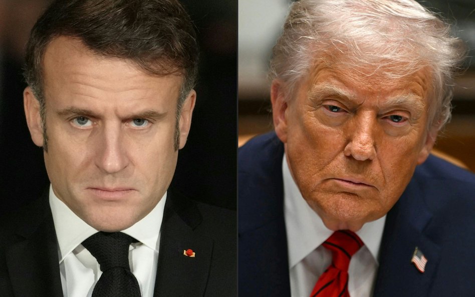 Emmanuel Macron i Donald Trump