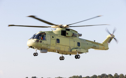 Pierwszy AW101 dla Polski testowany w locie