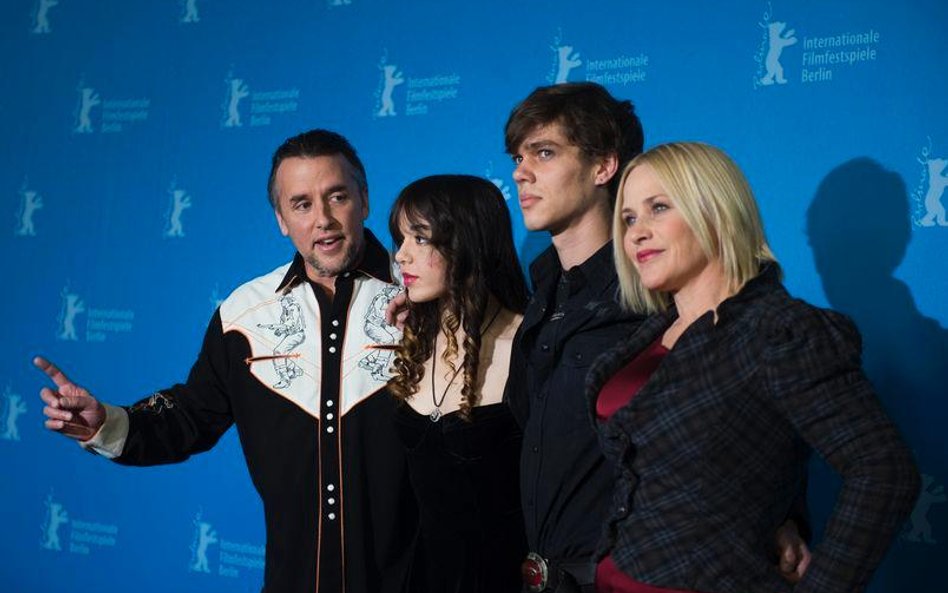 Richard Linklater, jego córka i aktorka Lorelei Linklater, Ellar Coltrane i Patricia Arquette