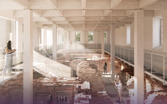 Koncepcja odbudowy Pałacy Saskiego zakłąda zachowanie zabytkowych piwnic historycznej budowli