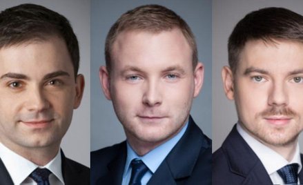 Od lewej: Marcin Iwaniszyn, Jerzy Bombczyński i Jakub Krzemień