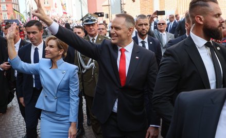 Prezydent RP Karol Nawrocki z małżonką Martą Nawrocką