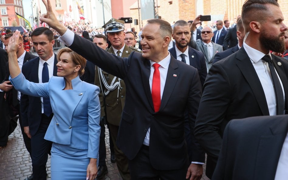 Prezydent RP Karol Nawrocki z małżonką Martą Nawrocką