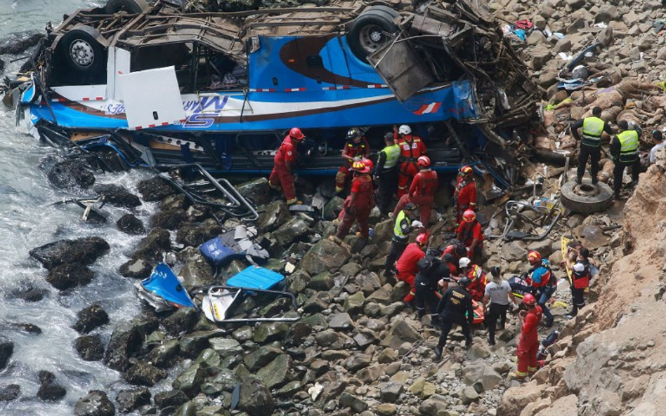 Peru: Tragiczny wypadek na "diabelskim zakręcie"