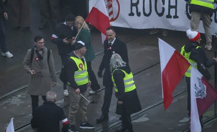 Marsz Niepodległości w Warszawie. Na zdj. Janusz Kowalski, jeden z posłów proponujących organizację 