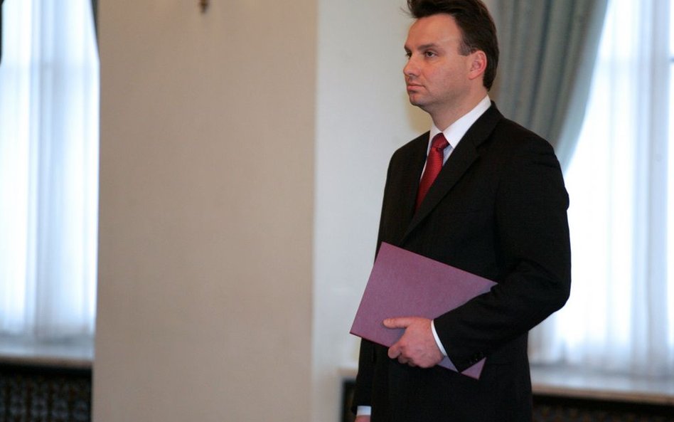16/01/2008 Warszawa, Pałac Prezydencki. Uroczystość powołania Andrzeja Dudy (na zdjęciu) na stanowis