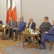 Sesja w Belwederze. Od lewej: moderator Włodzimierz Suleja oraz uczestnicy dyskusji: Krzysztof Kawal