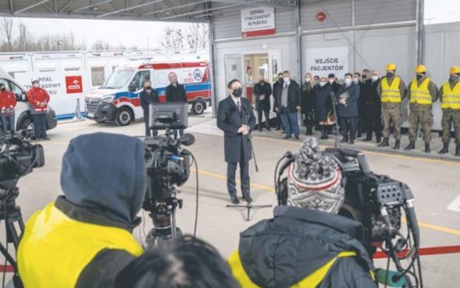 Szpital tymczasowy w Płocku został powołany do życia dzięki wsparciu PKN Orlen